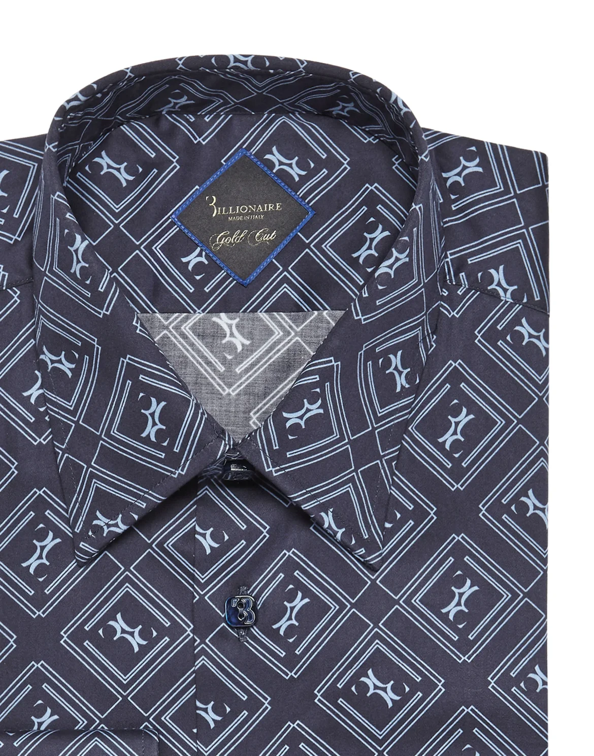 Shirt Gold Cut LS/Milano Crest, цвет: Синий