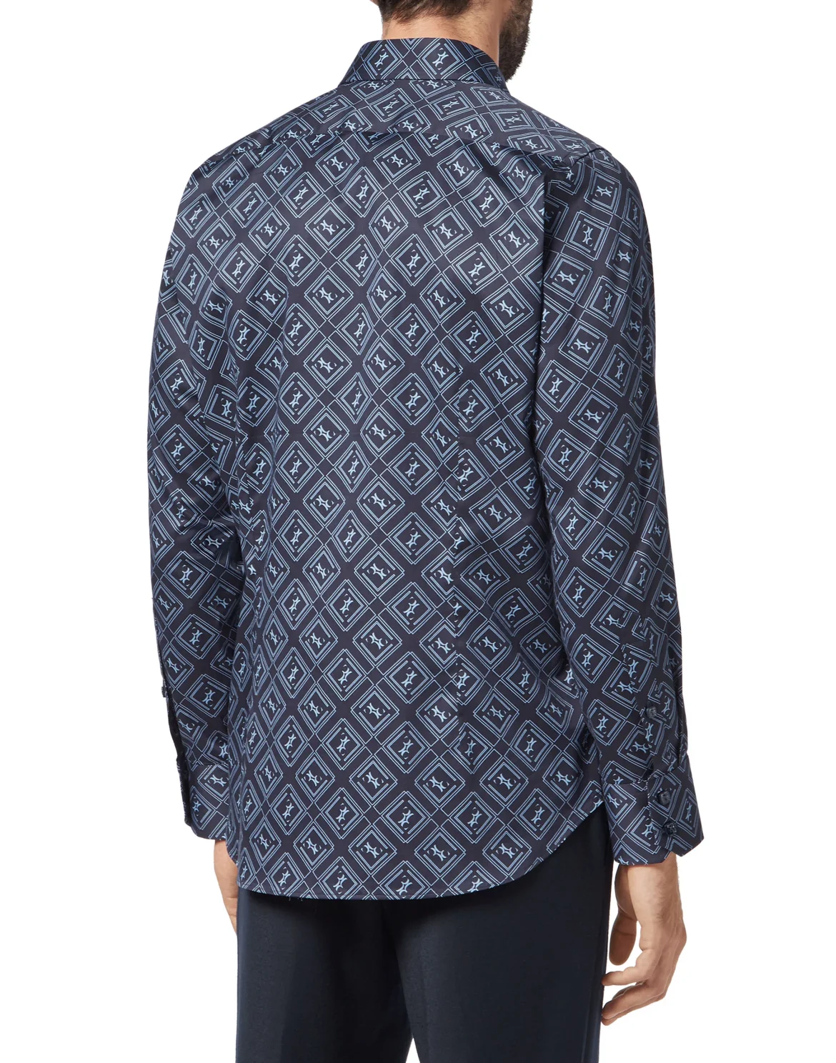 Shirt Gold Cut LS/Milano Crest, цвет: Синий