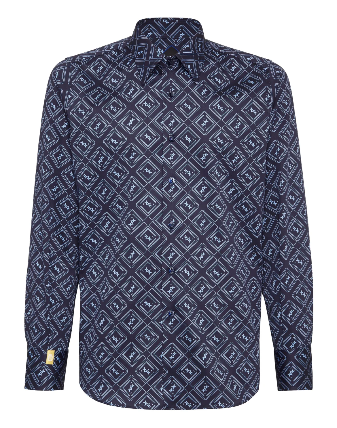 Shirt Gold Cut LS/Milano Crest, цвет: Синий