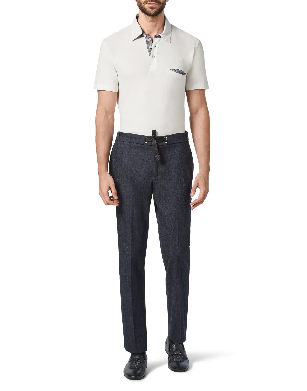 Trousers Tailored Fit Double B, цвет: Синий