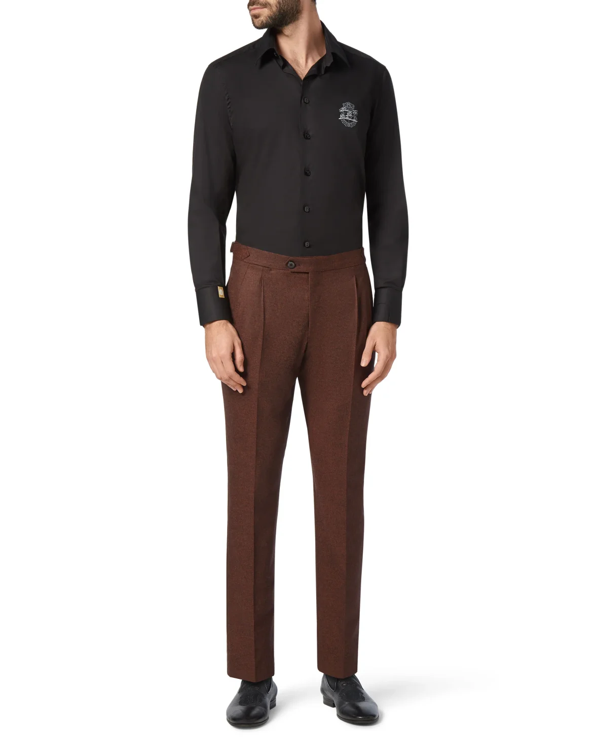 Slim Trousers Crest, цвет: Оранжевый