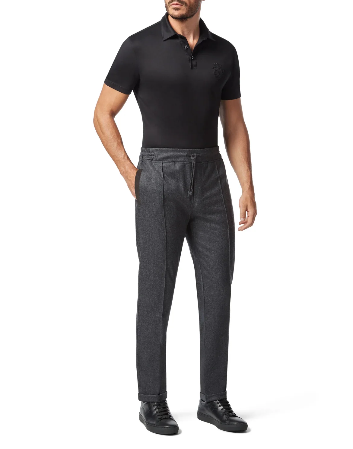 Long Trousers Crest, цвет: Серый