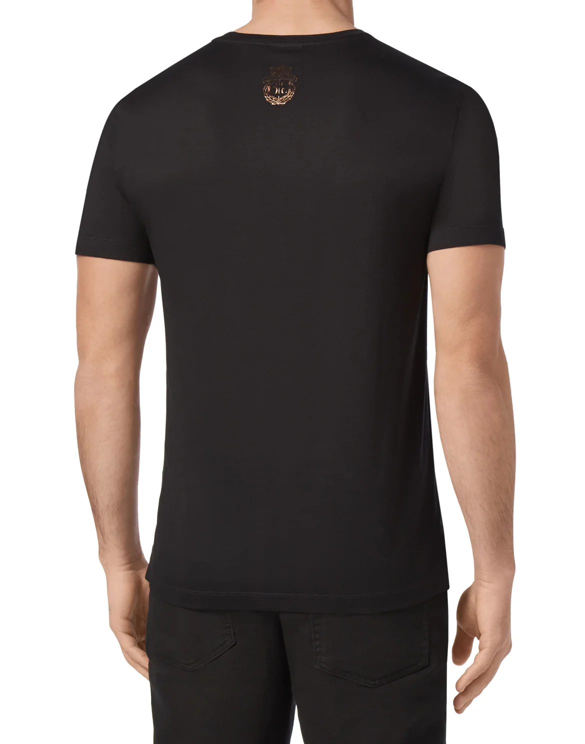 T-shirt Round Neck SS Crest, цвет: Черный