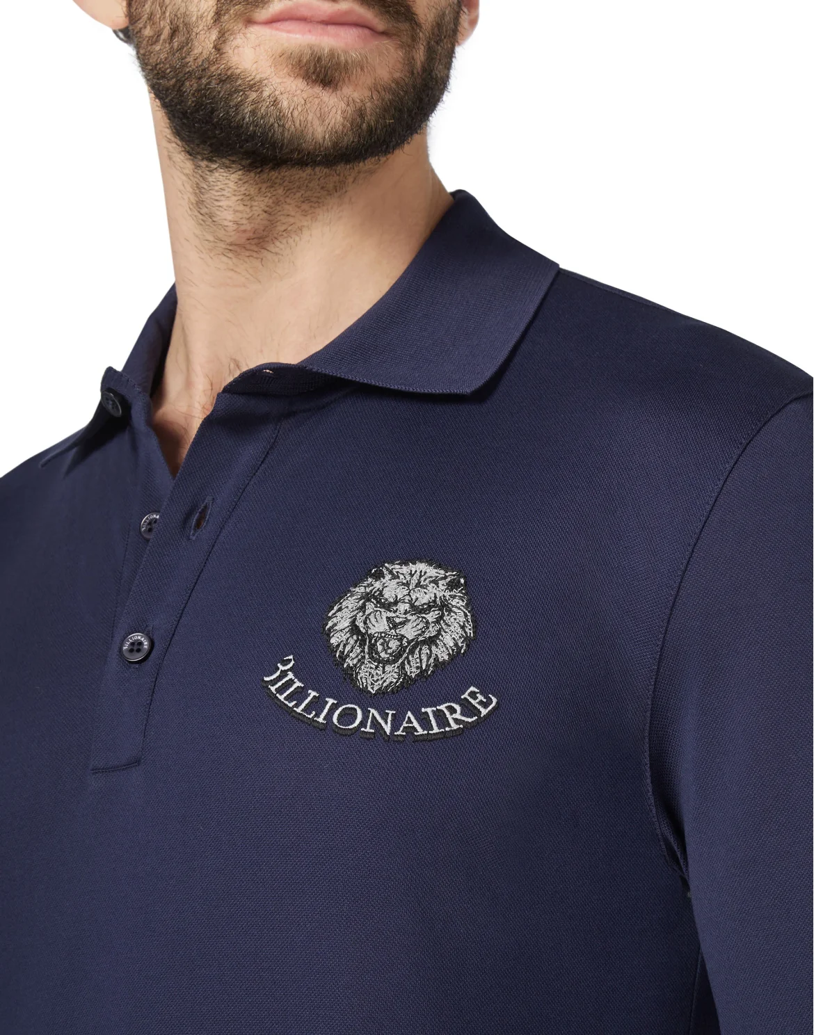 Polo shirt LS Lion, цвет: Синий