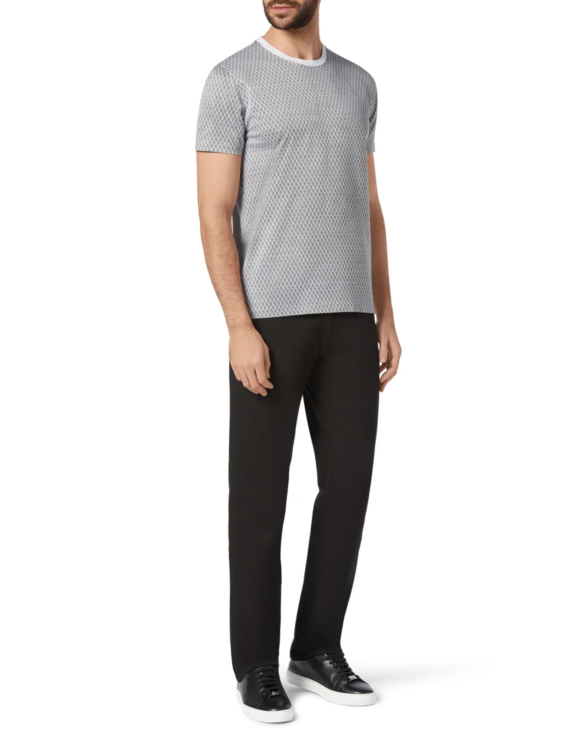 T-shirt Round Neck SS All over BB, цвет: Белый