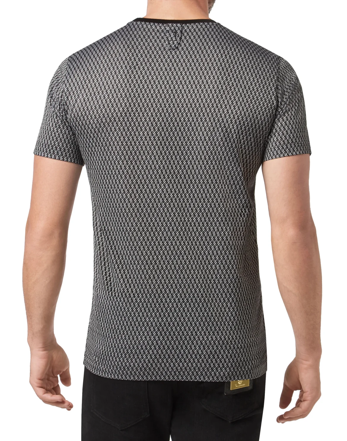 T-shirt Round Neck SS All over BB, цвет: Черный
