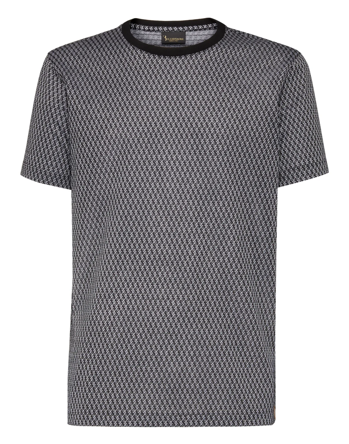 T-shirt Round Neck SS All over BB, цвет: Черный