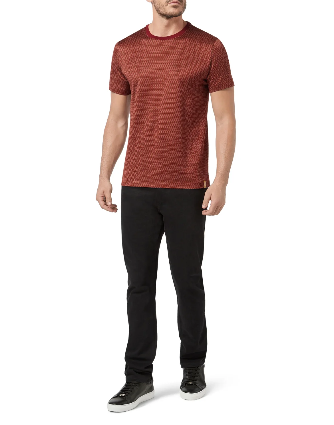 T-shirt Round Neck SS All over BB, цвет: Красный