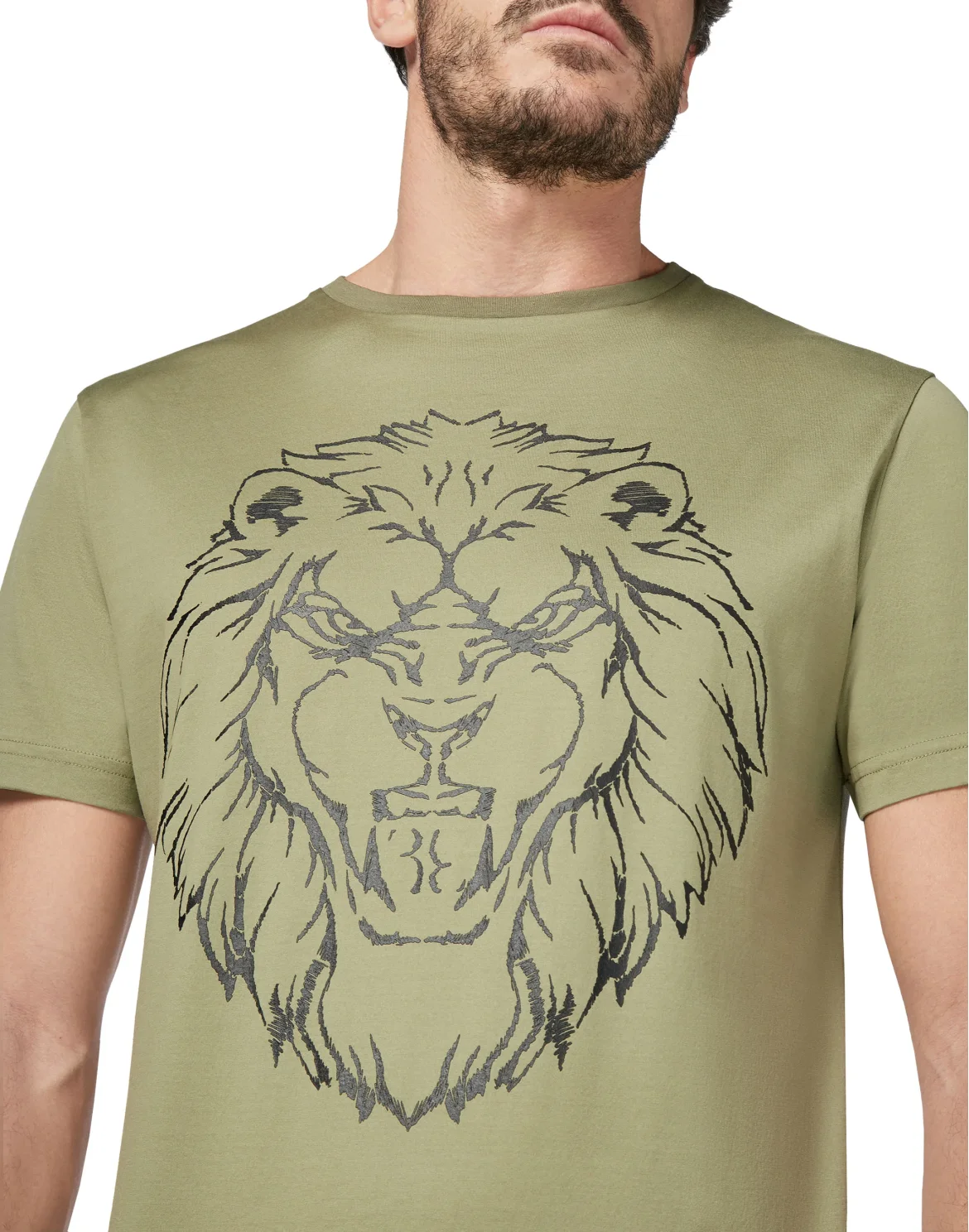 T-shirt Round Neck SS Lion, цвет: Камуфляж