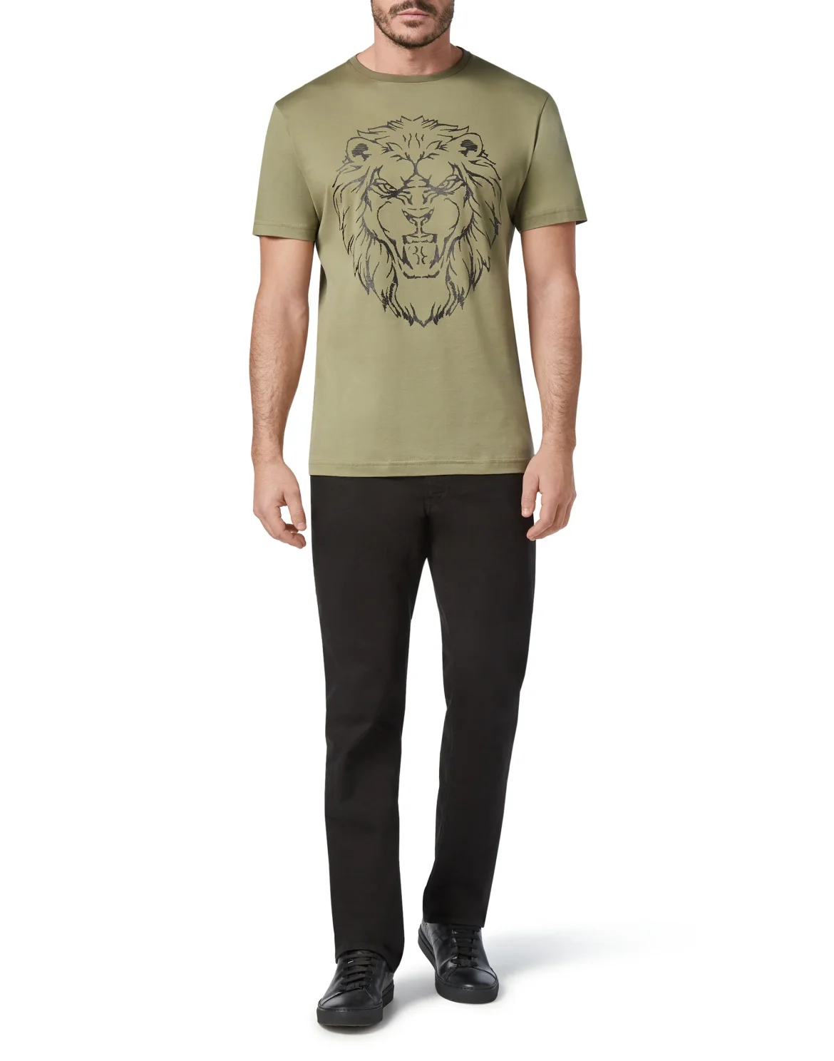 T-shirt Round Neck SS Lion, цвет: Камуфляж