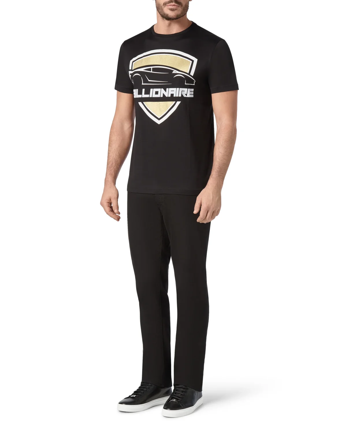 T-shirt Round Neck SS Cars Racing, цвет: Черный