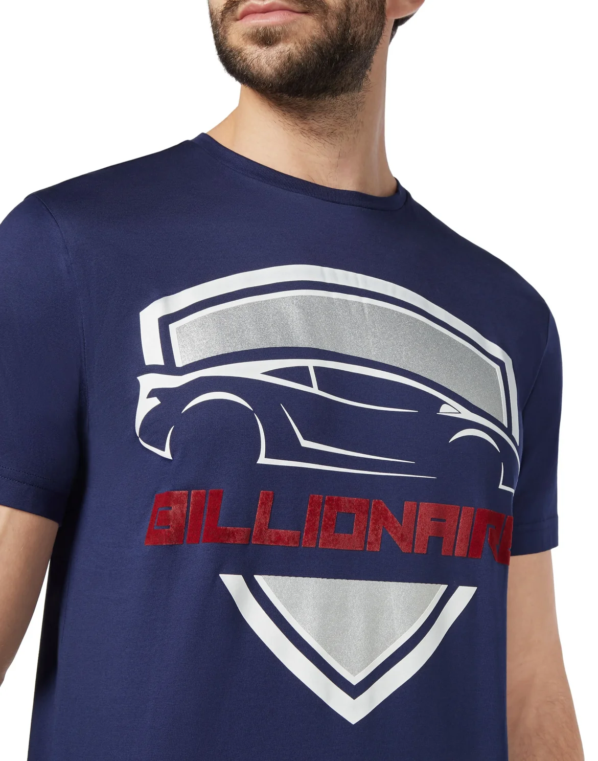 T-shirt Round Neck SS Cars Racing, цвет: Синий