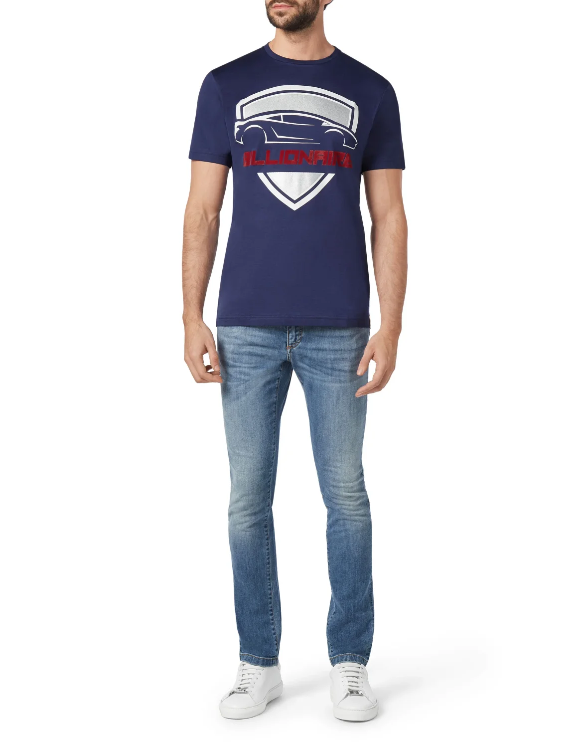 T-shirt Round Neck SS Cars Racing, цвет: Синий