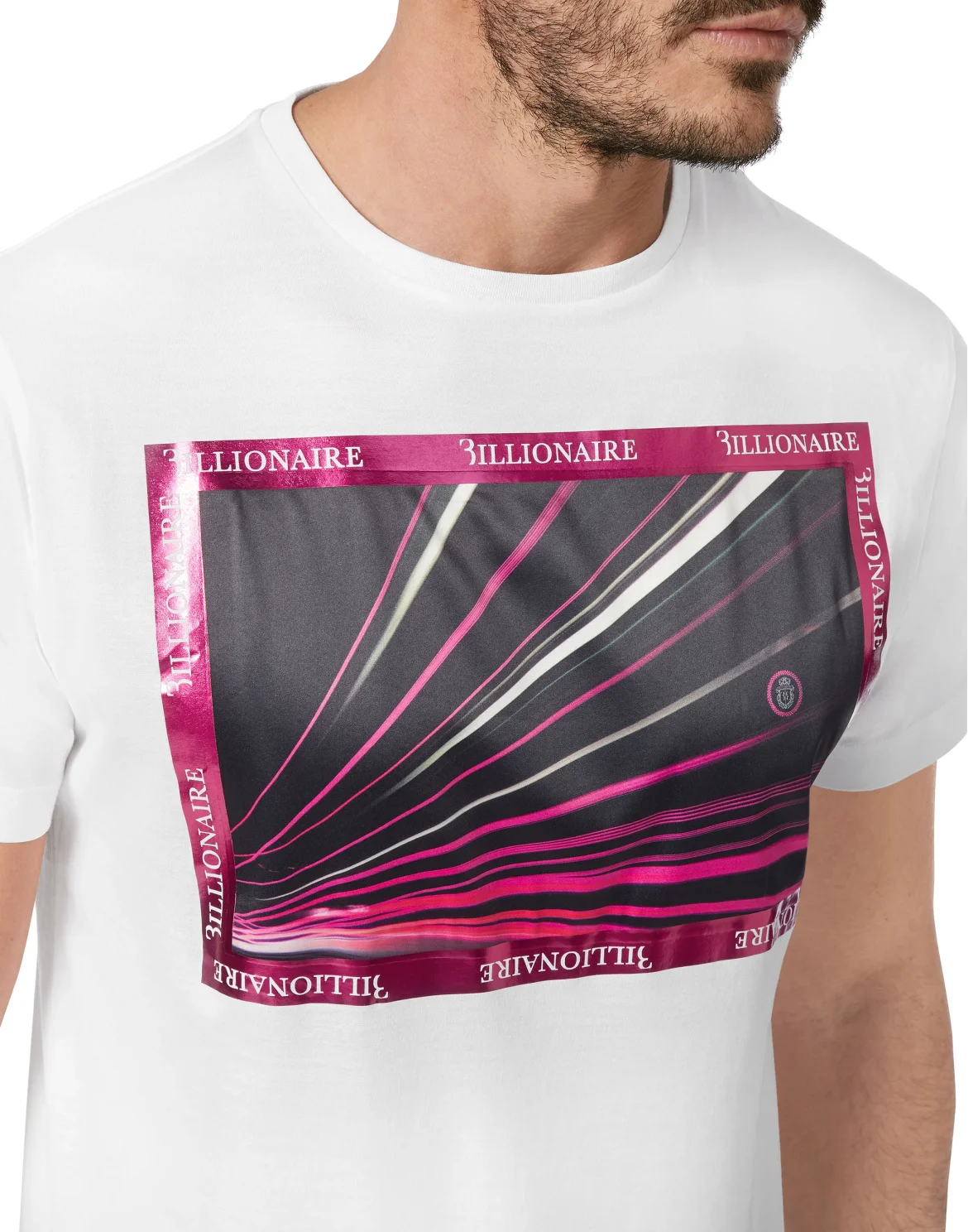 T-shirt Round Neck SS Cars Racing, цвет: Белый