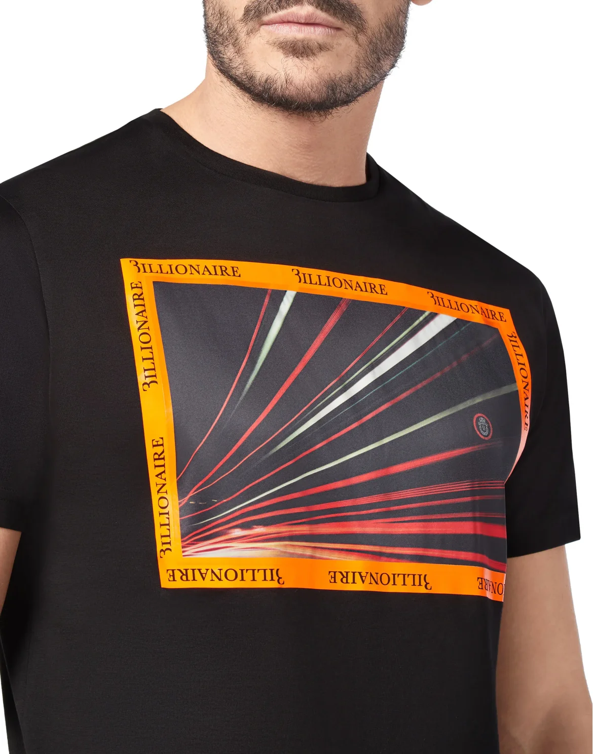 T-shirt Round Neck SS Cars Racing, цвет: Черный