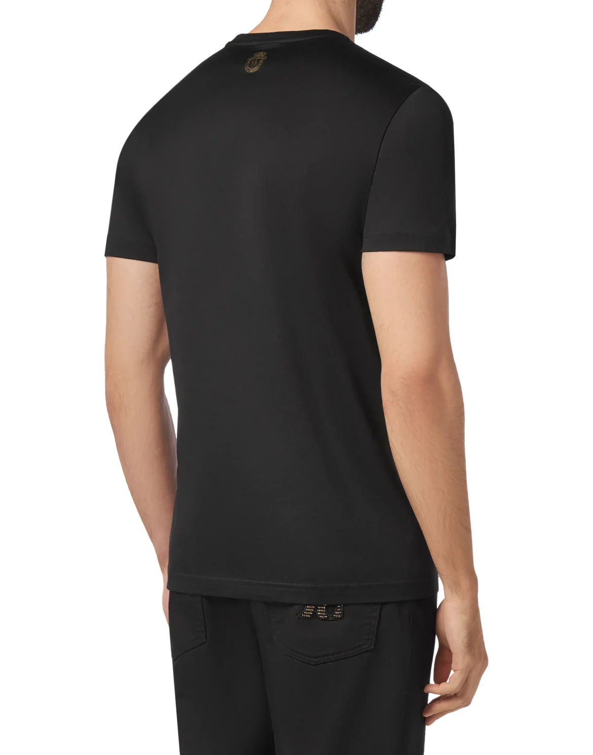T-shirt Round Neck SS Baroque, цвет: Черный