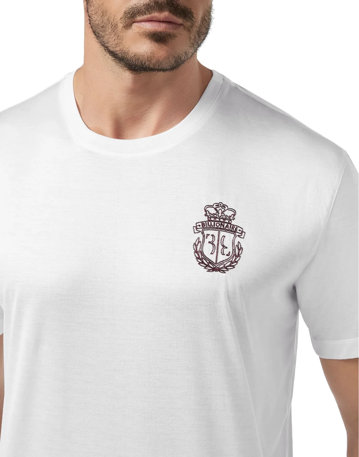 T-shirt Round Neck SS Crest, цвет: Белый