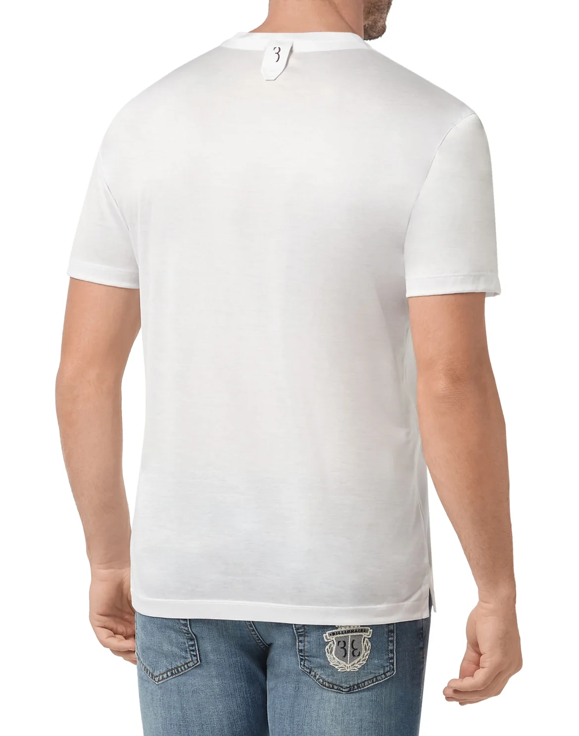 T-shirt Round Neck SS Crest, цвет: Белый