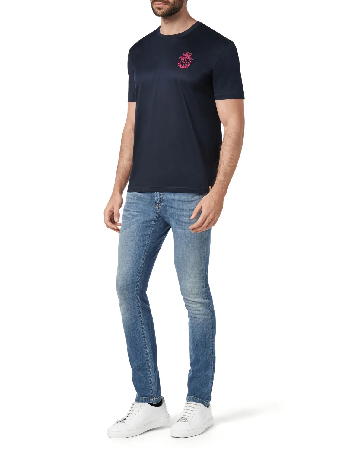 T-shirt Round Neck SS Crest, цвет: Синий