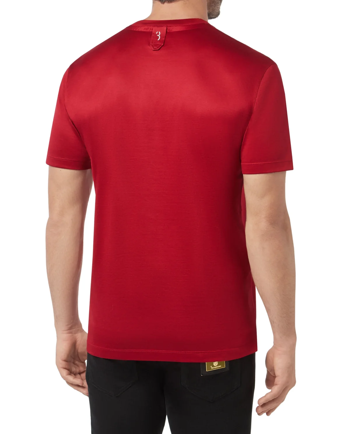 T-shirt V-Neck SS Crest, цвет: Красный