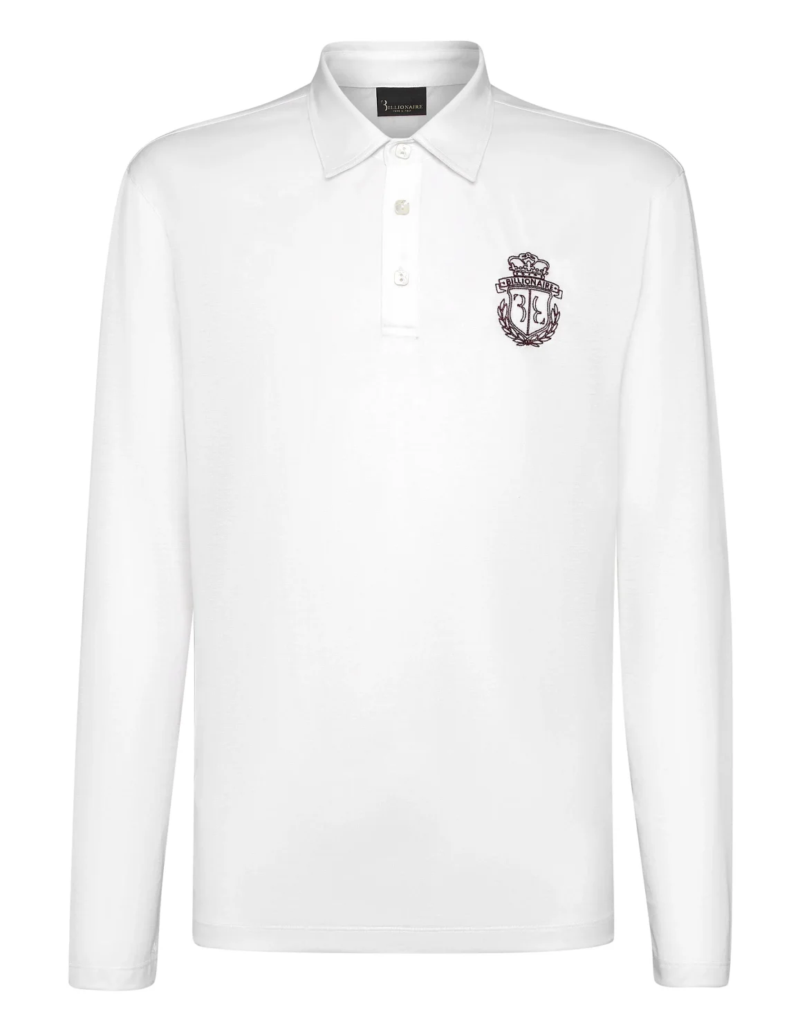 Polo shirt LS Crest, цвет: Белый