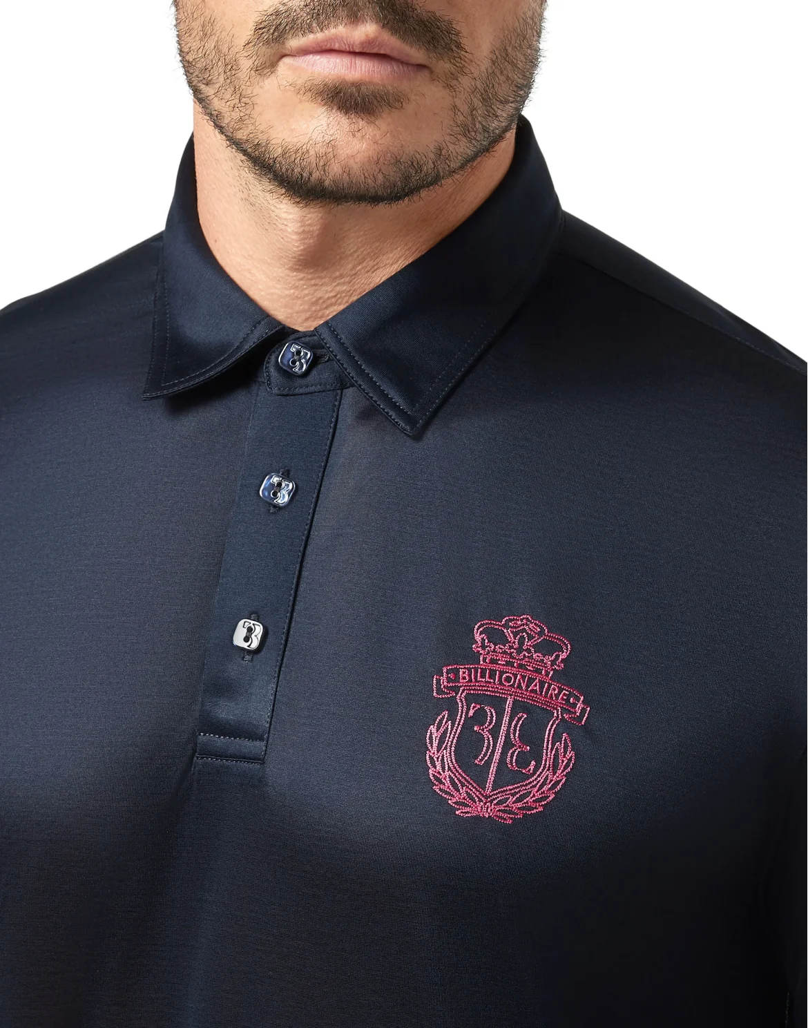 Polo shirt LS Crest, цвет: Синий