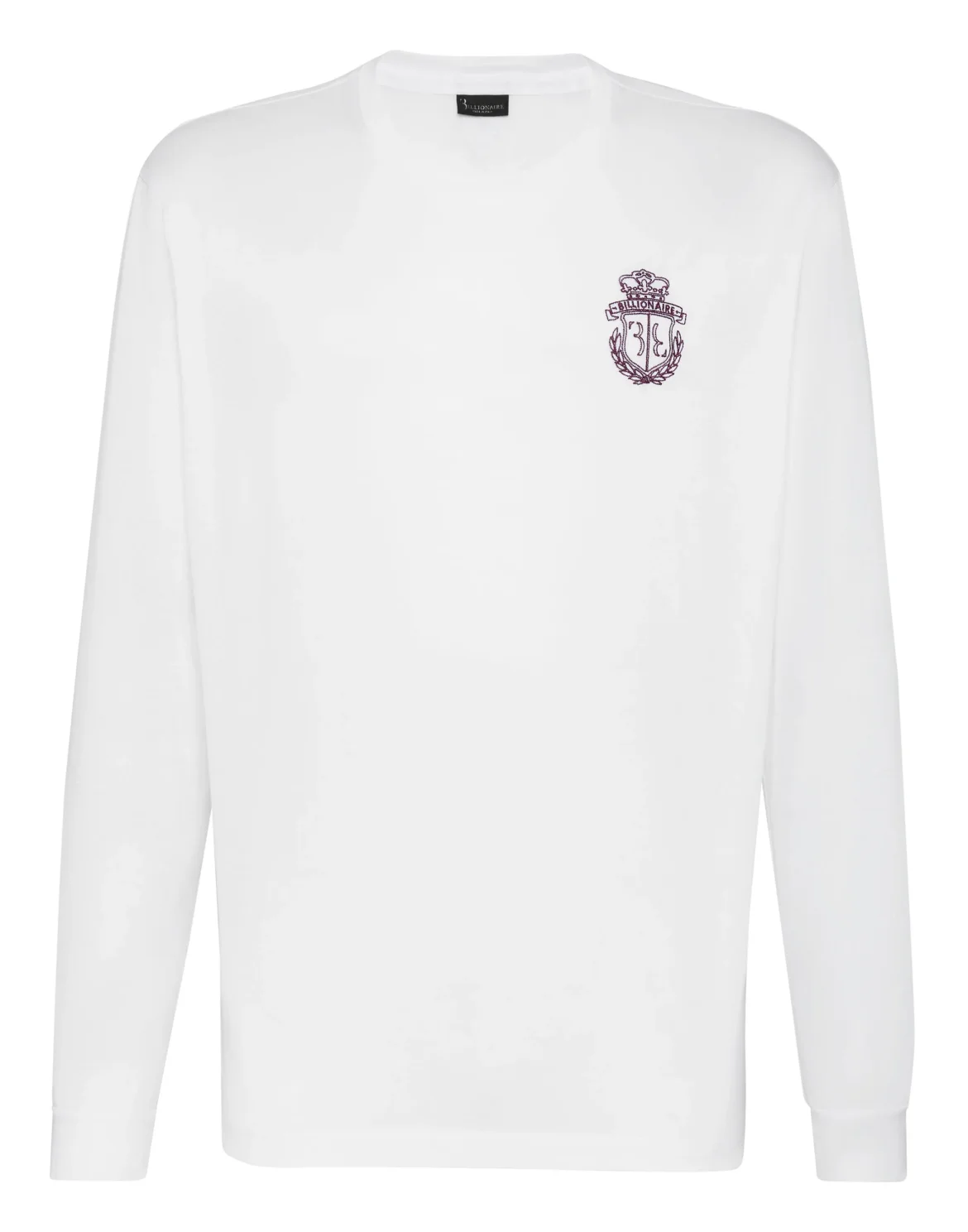 T-shirt Round Neck LS Crest, цвет: Белый