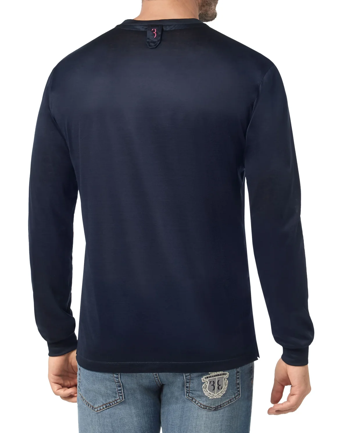 T-shirt Round Neck LS Crest, цвет: Синий