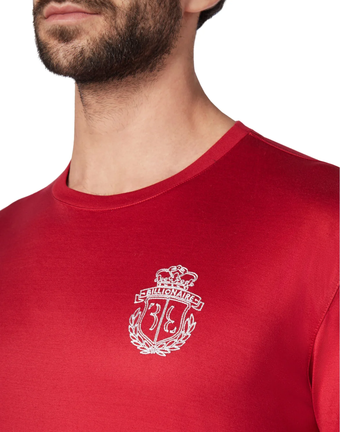 T-shirt Round Neck LS Crest, цвет: Красный