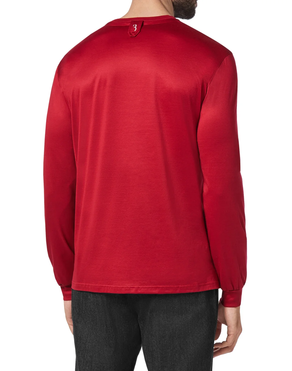 T-shirt Round Neck LS Crest, цвет: Красный