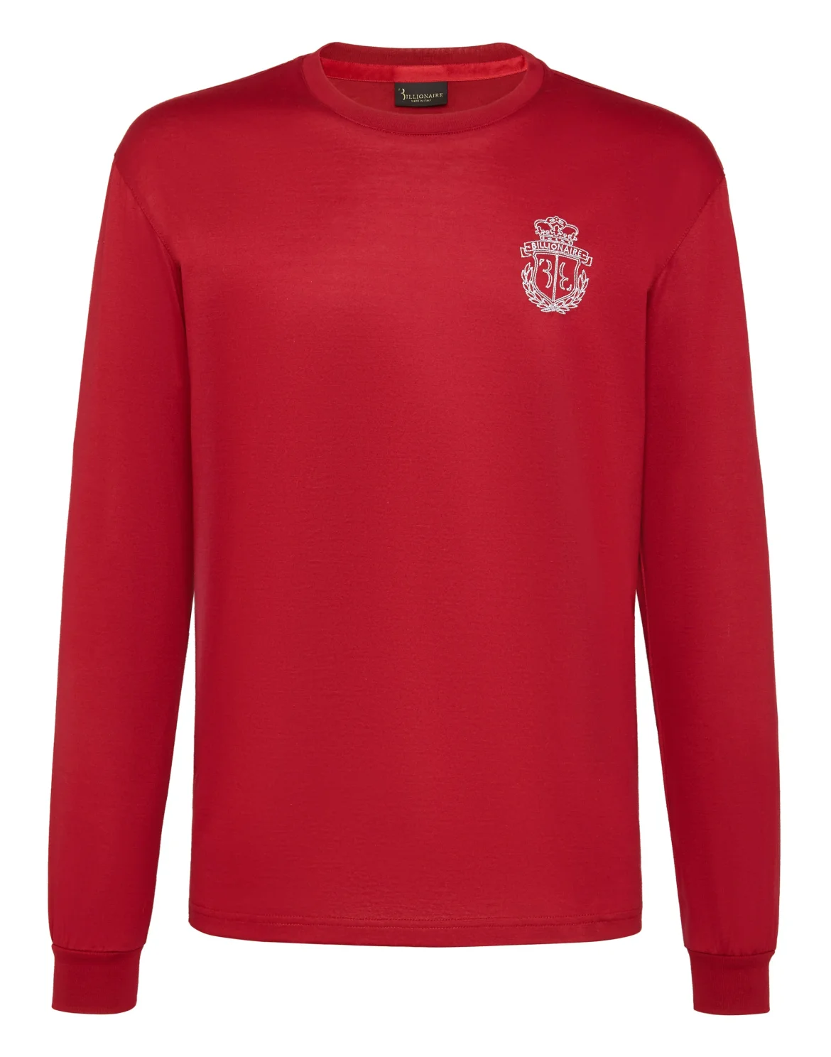 T-shirt Round Neck LS Crest, цвет: Красный