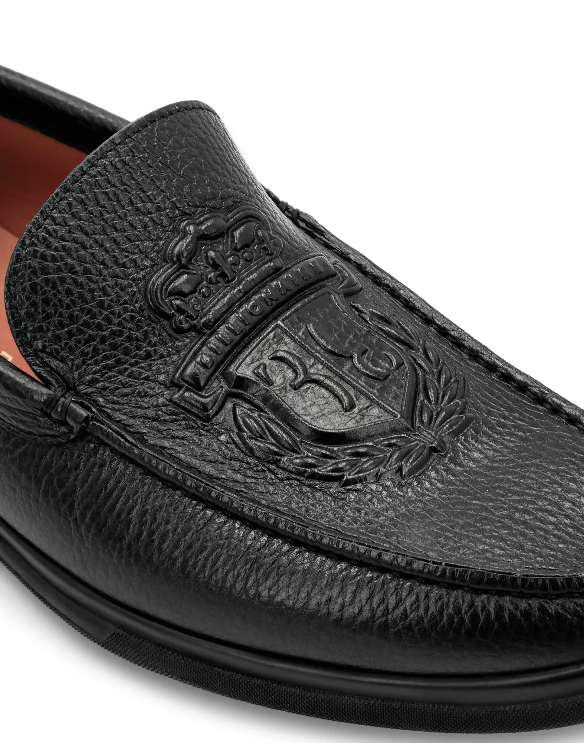 Moccasin Embossed Crest, цвет: Черный