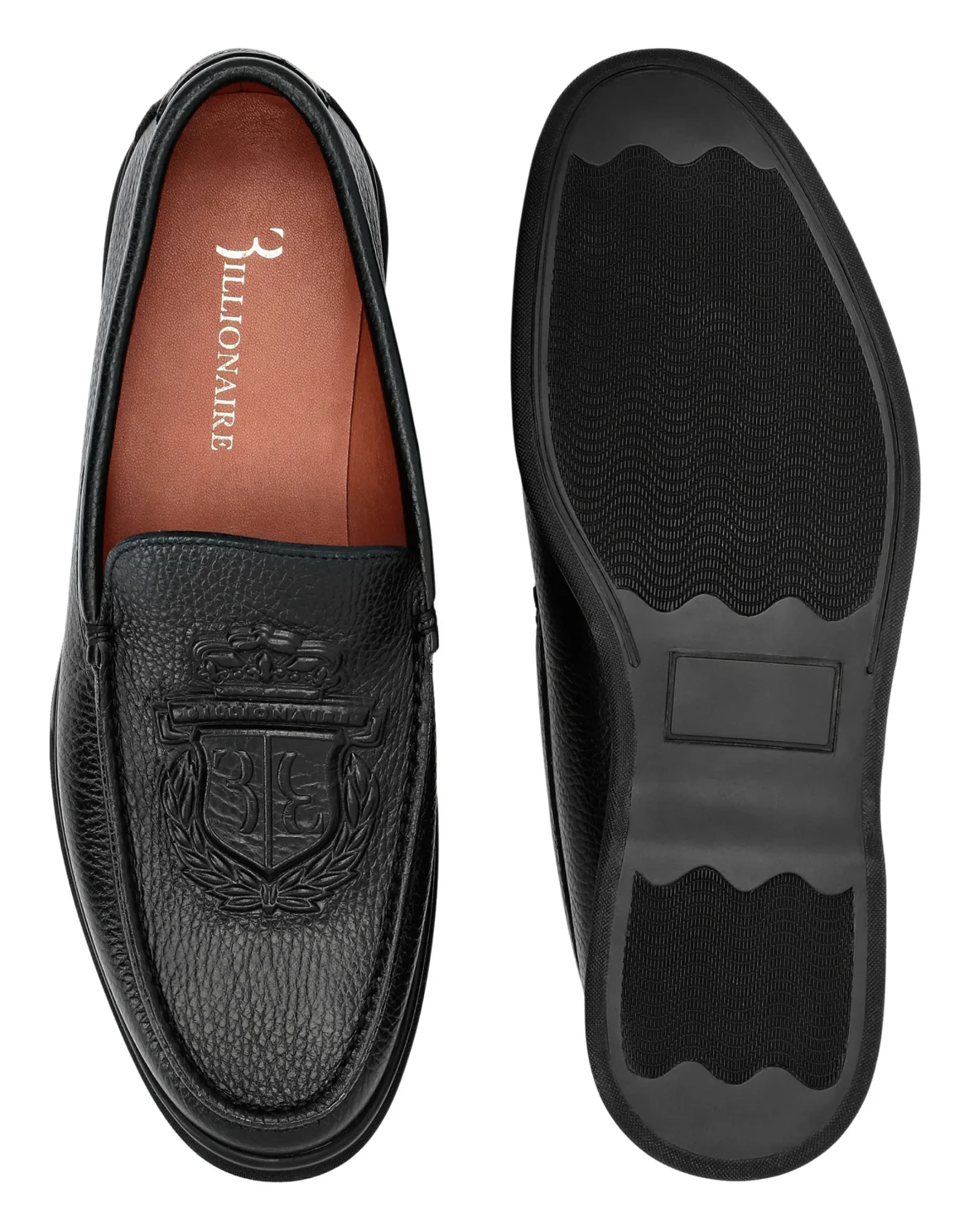 Moccasin Embossed Crest, цвет: Черный