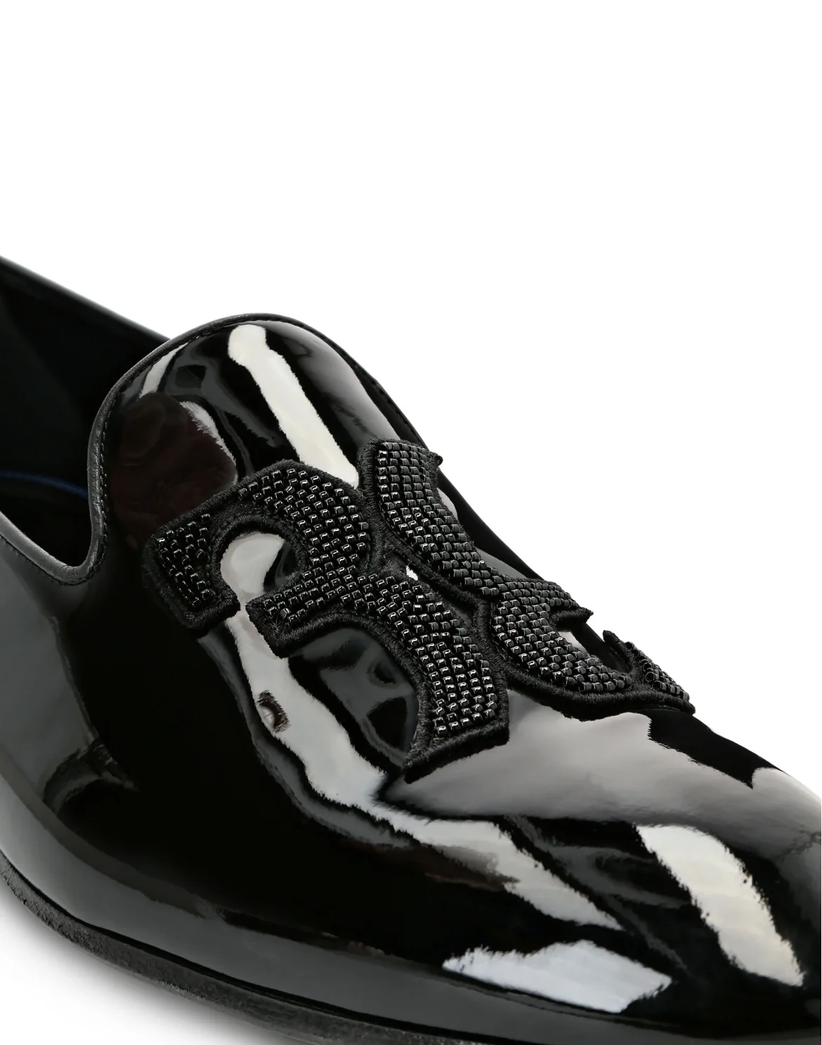 Loafers with Beads Double B, цвет: Черный