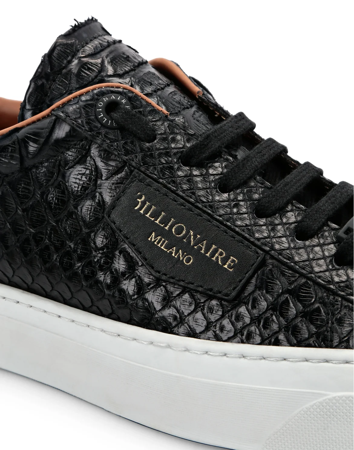 Python Lo-Top Sneakers Luxury, цвет: Черный
