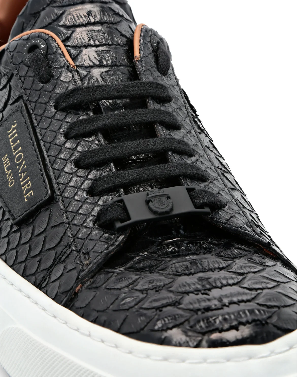 Python Lo-Top Sneakers Luxury, цвет: Черный