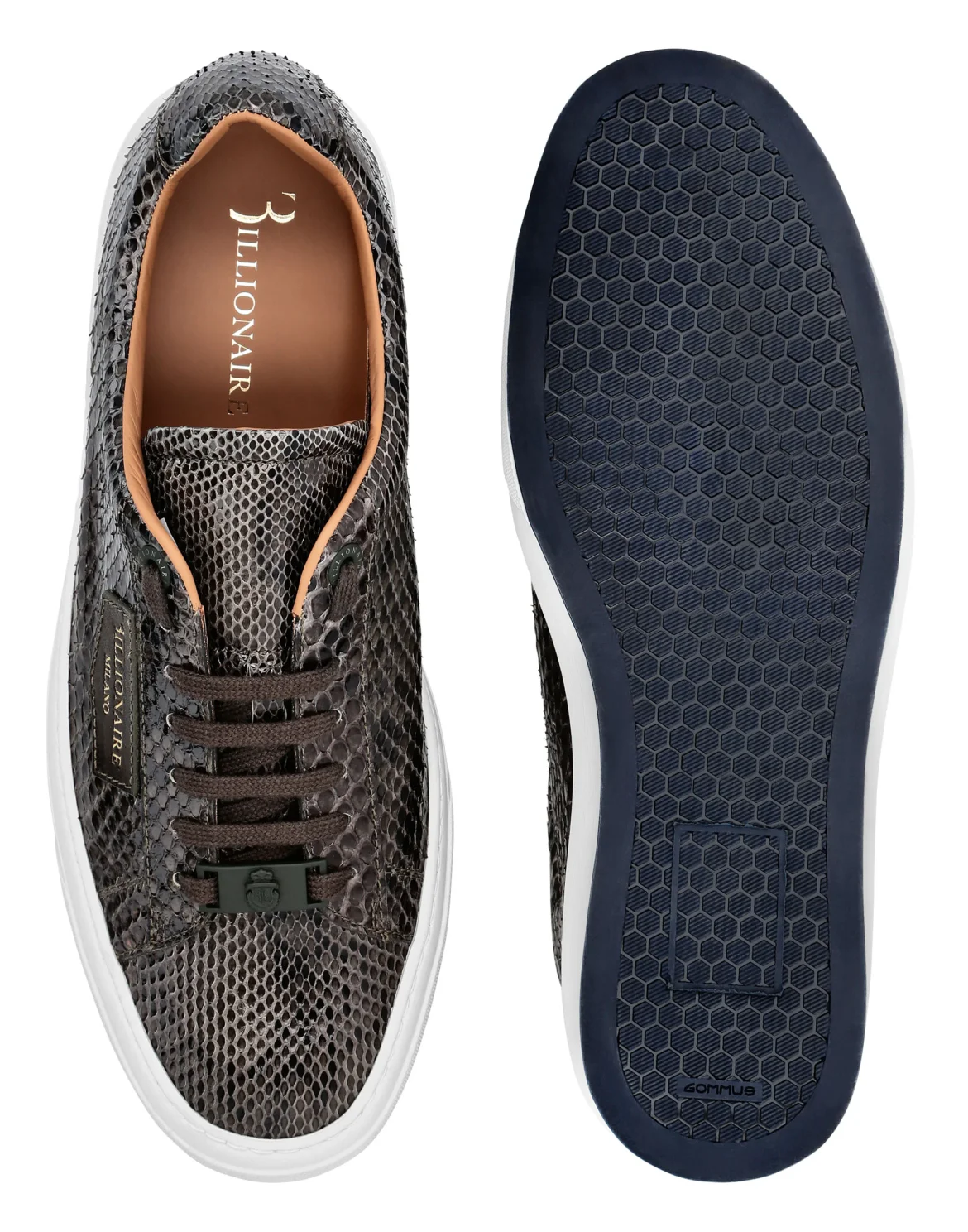 Python Lo-Top Sneakers Luxury, цвет: Зеленый