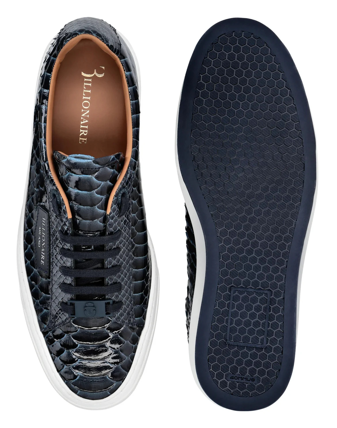 Python Lo-Top Sneakers Luxury, цвет: Синий
