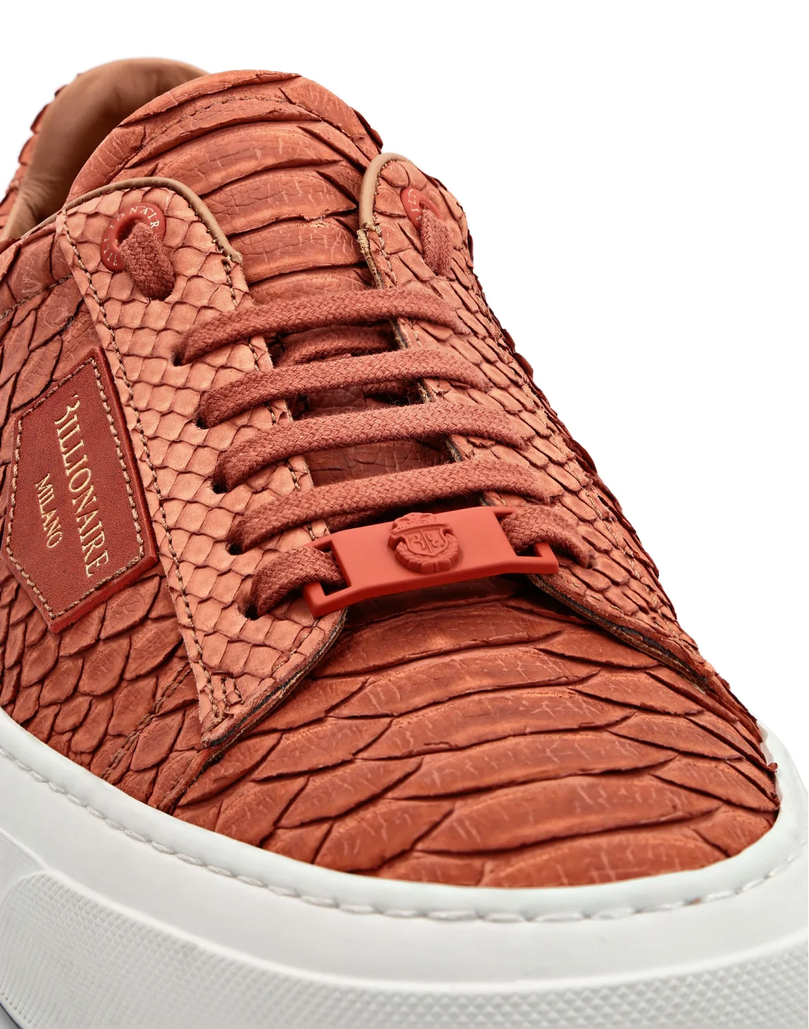 Python Lo-Top Sneakers Luxury, цвет: Оранжевый