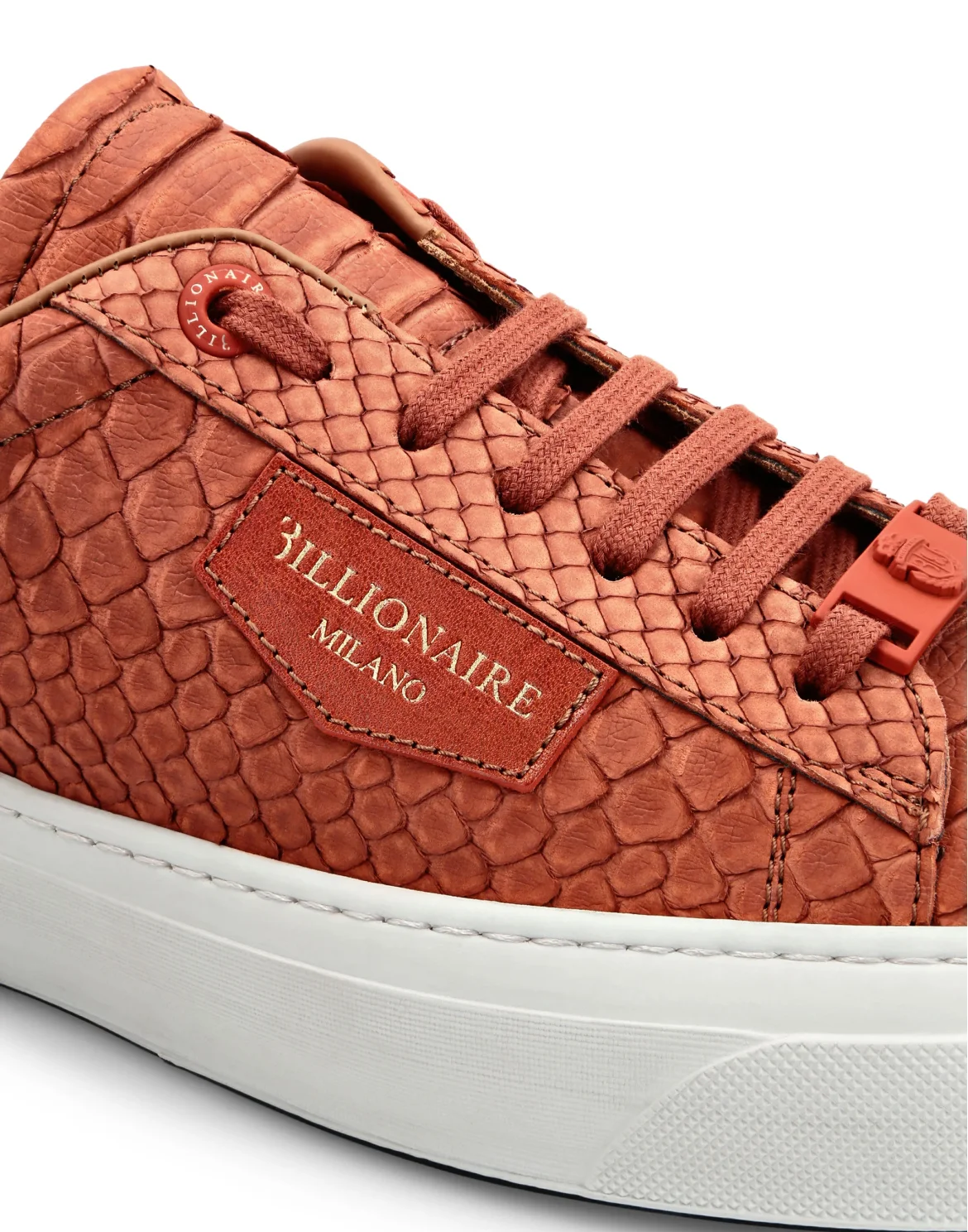 Python Lo-Top Sneakers Luxury, цвет: Оранжевый