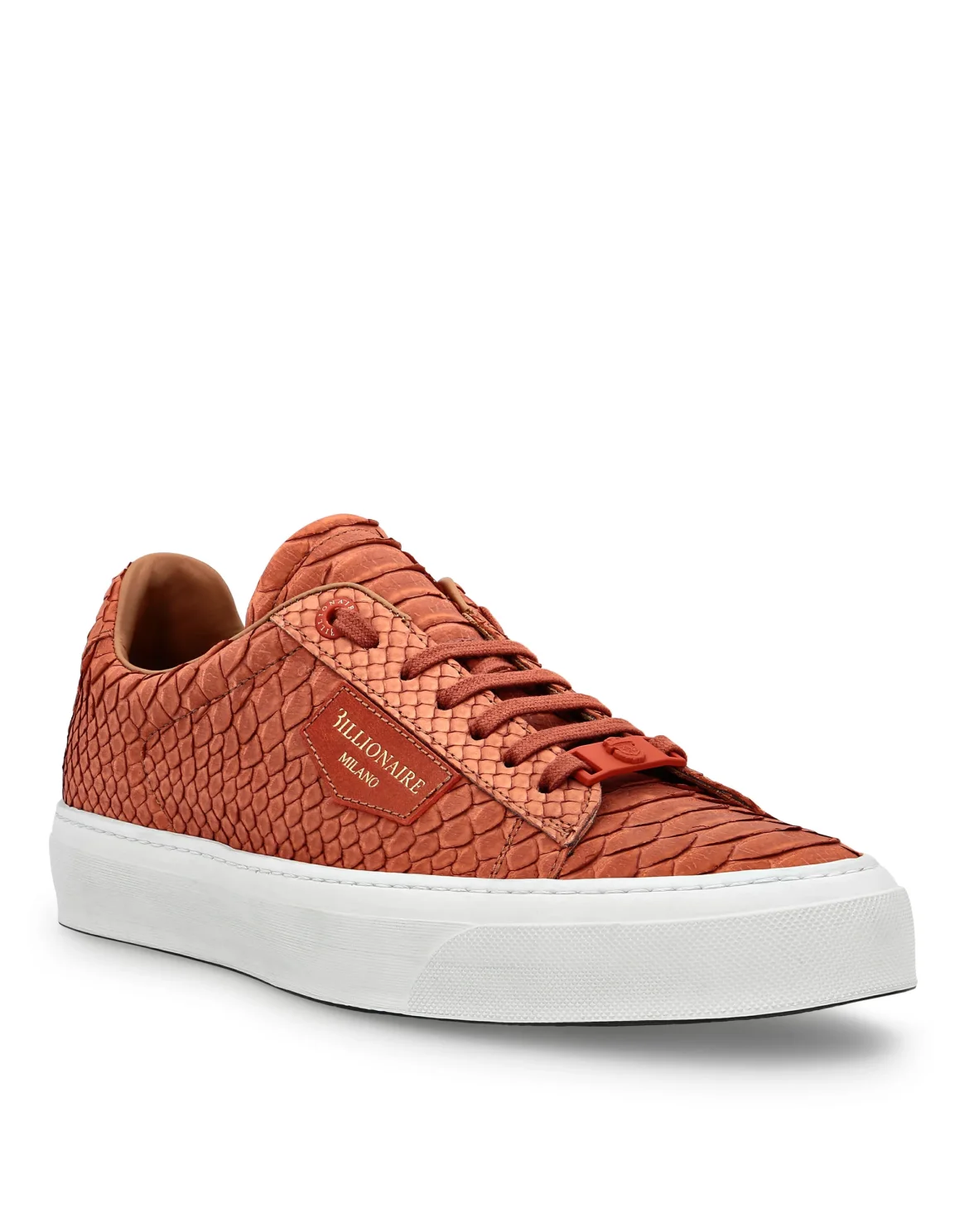 Python Lo-Top Sneakers Luxury, цвет: Оранжевый