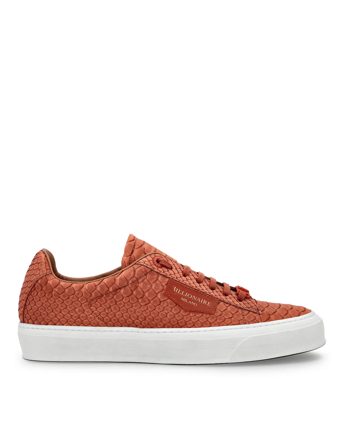 Python Lo-Top Sneakers Luxury, цвет: Оранжевый