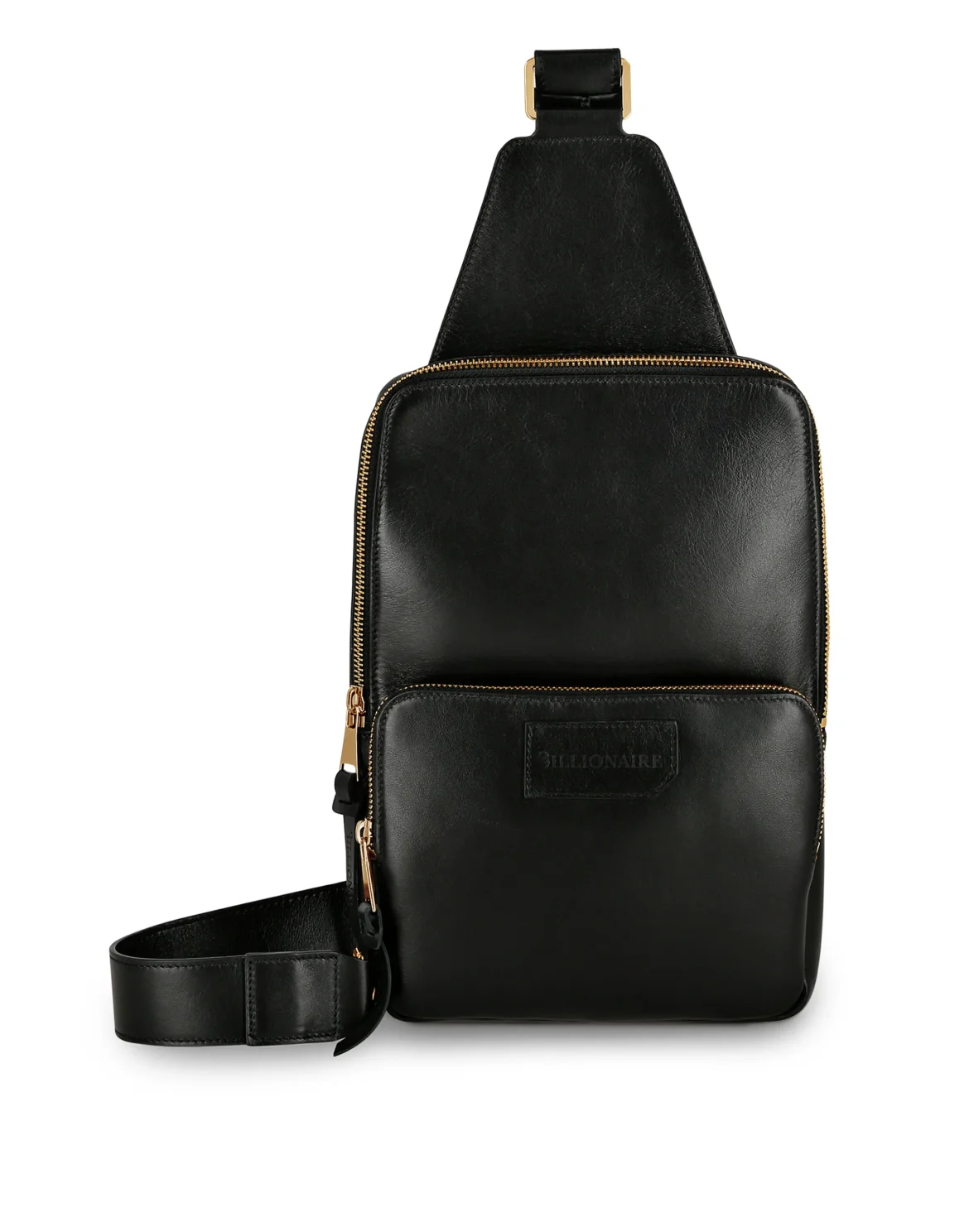 Leather Cross Body Istitutional, цвет: Черный