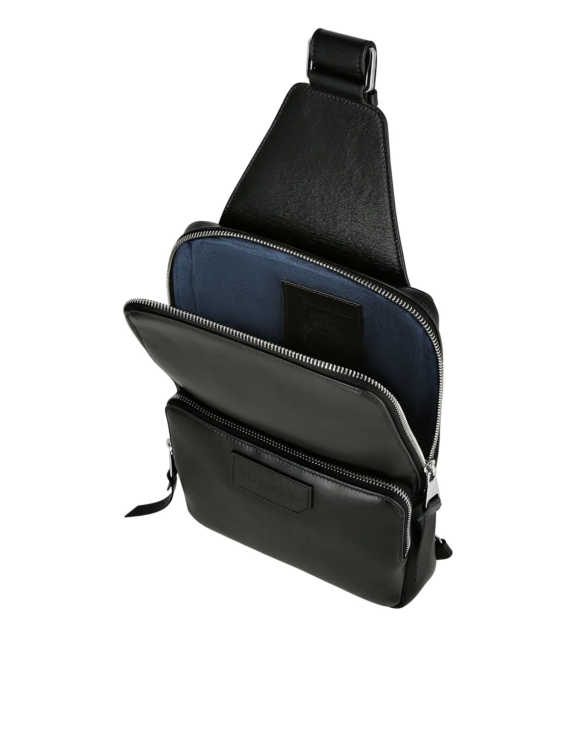 Leather Cross Body Istitutional, цвет: Черный