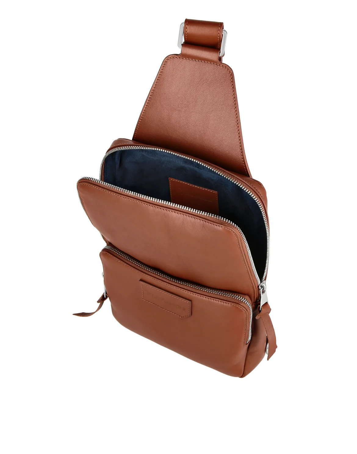 Leather Cross Body Istitutional, цвет: Коричневый