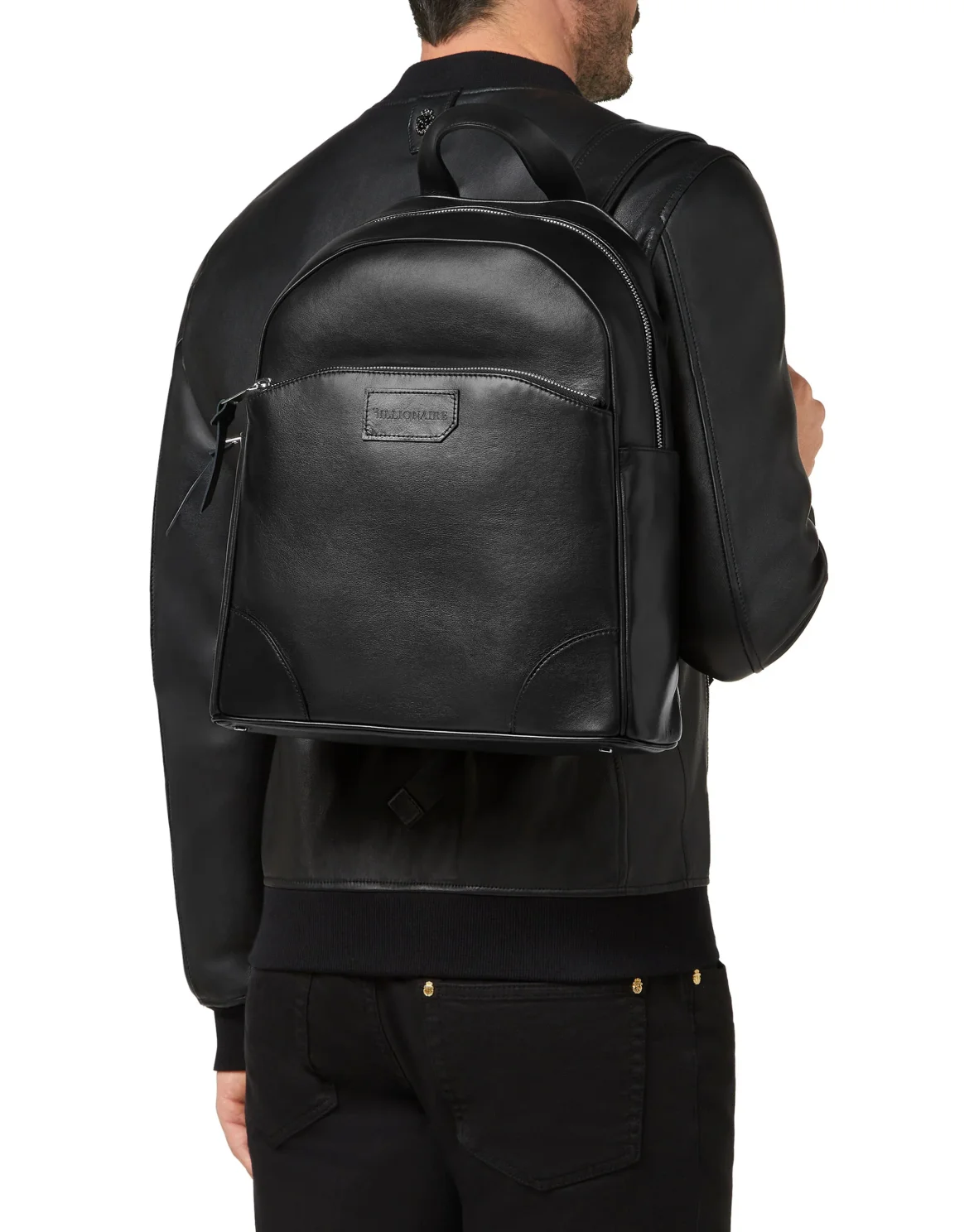 Leather Backpack Istitutional, цвет: Черный