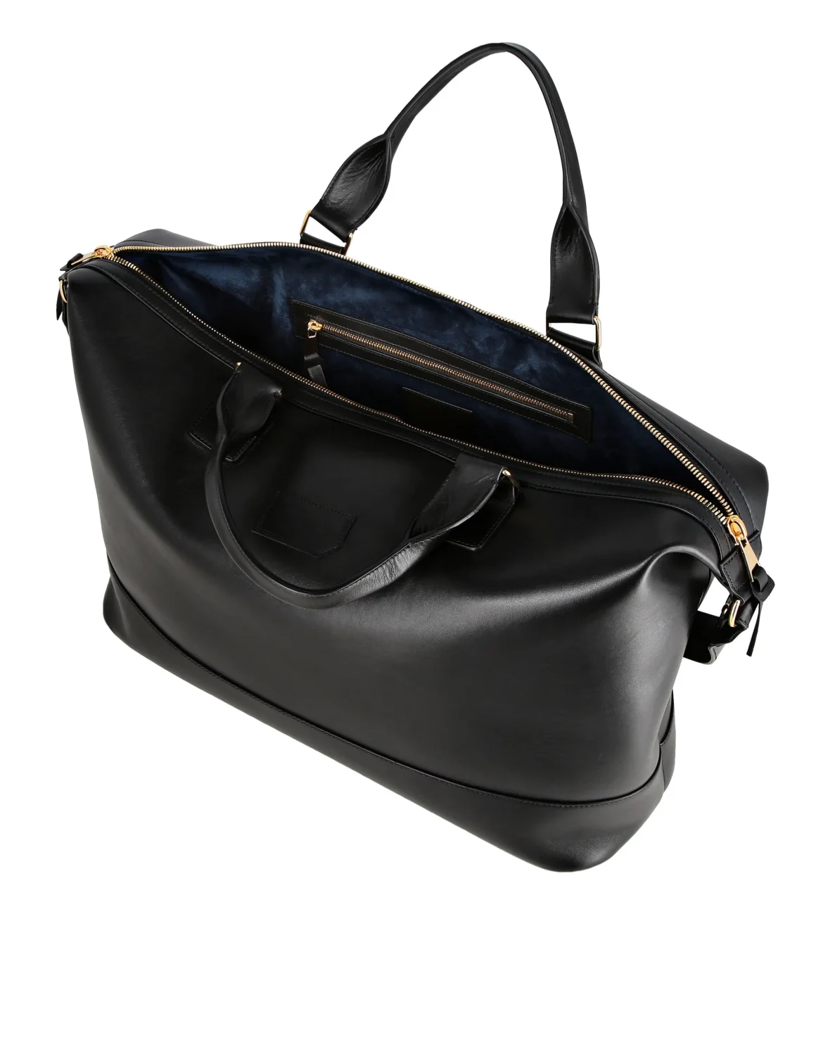 Leather Big Travel Bag Istitutional, цвет: Черный