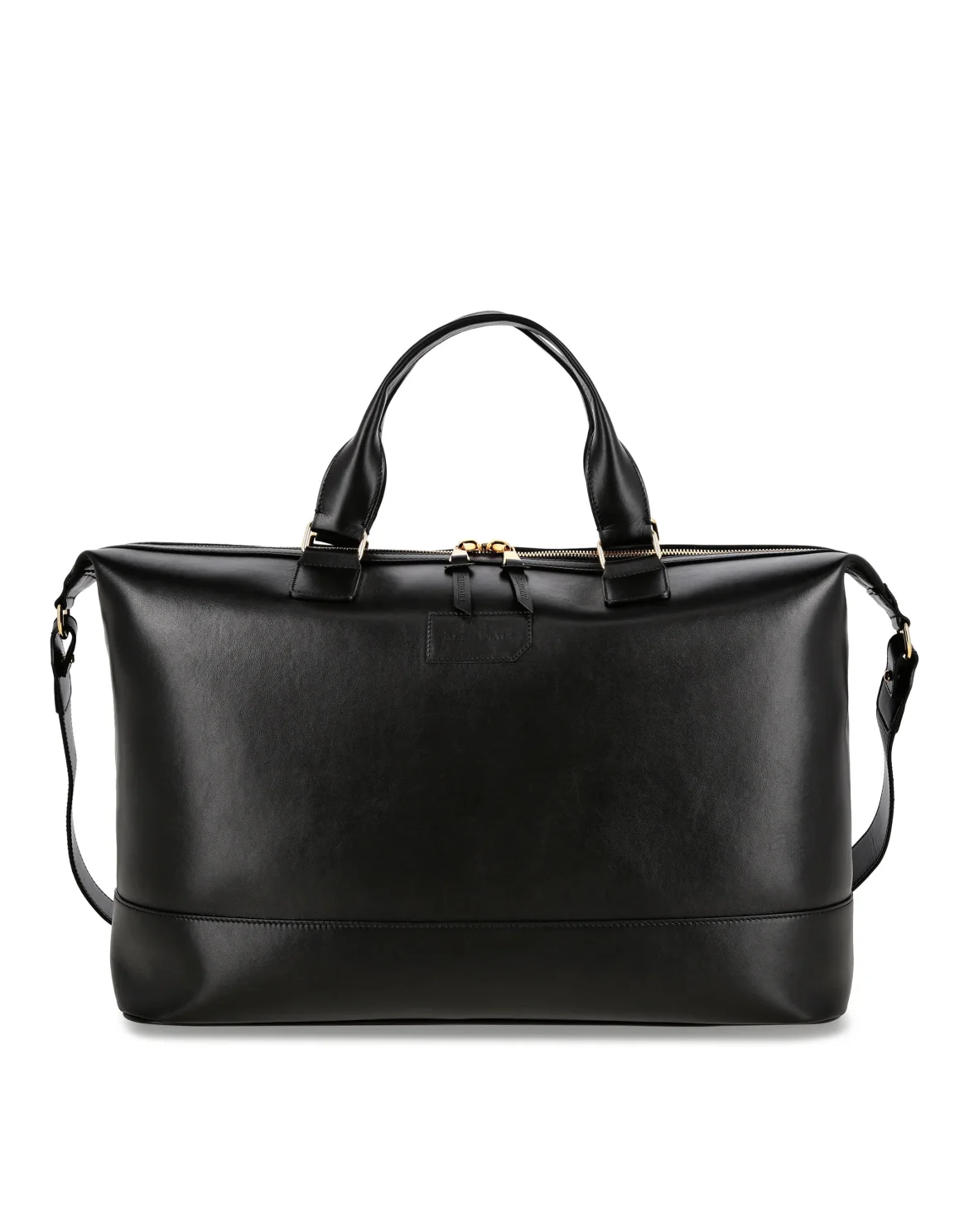 Leather Big Travel Bag Istitutional, цвет: Черный