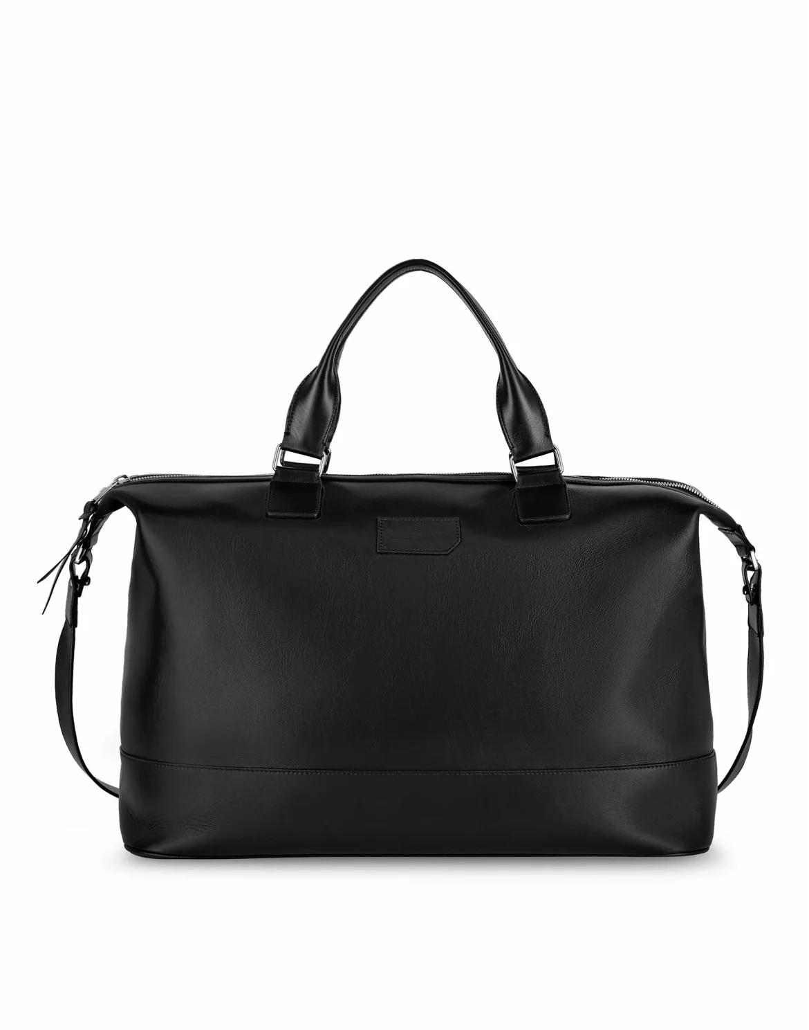Leather Big Travel Bag Istitutional, цвет: Черный