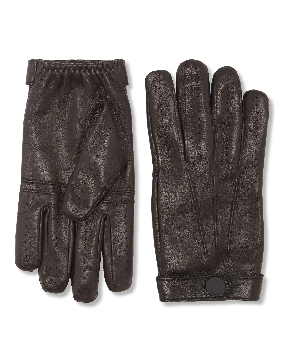 Leather Lo-gloves, цвет: Коричневый